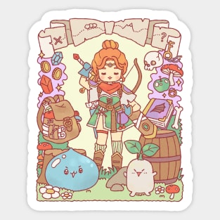 RPG Girl Sticker